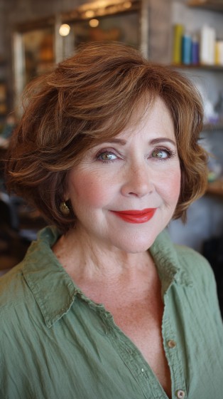 Charming Textured Bob with Soft Waves