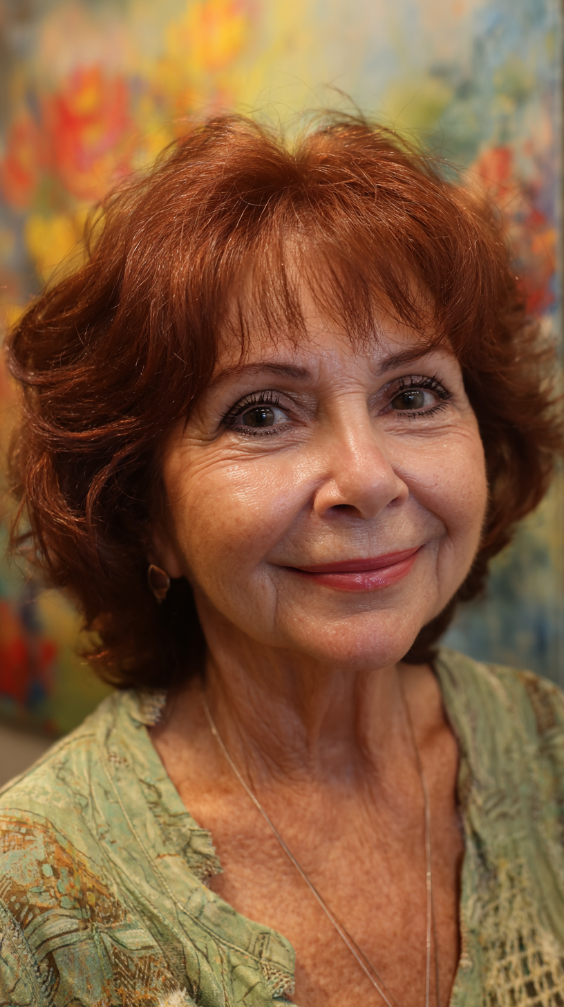 Chic Feathered Curls with Soft Volume