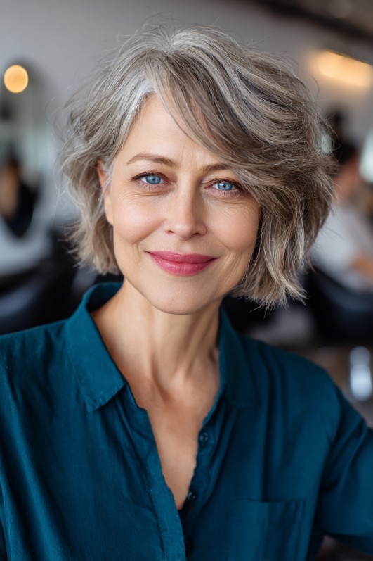 Effortless Shattered Bob with Soft Texture