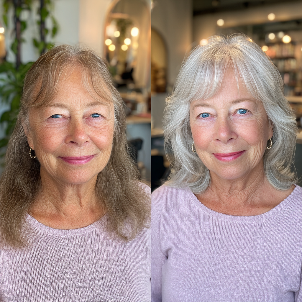 Elegant Feathered Layers with Soft Movement