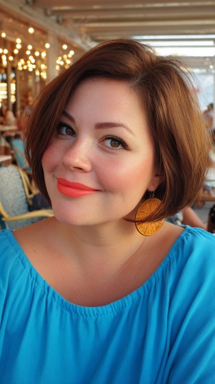 Modern Textured Bob with Soft Layers