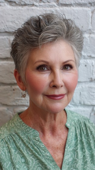 Stylish Short Textured Pixie Cut