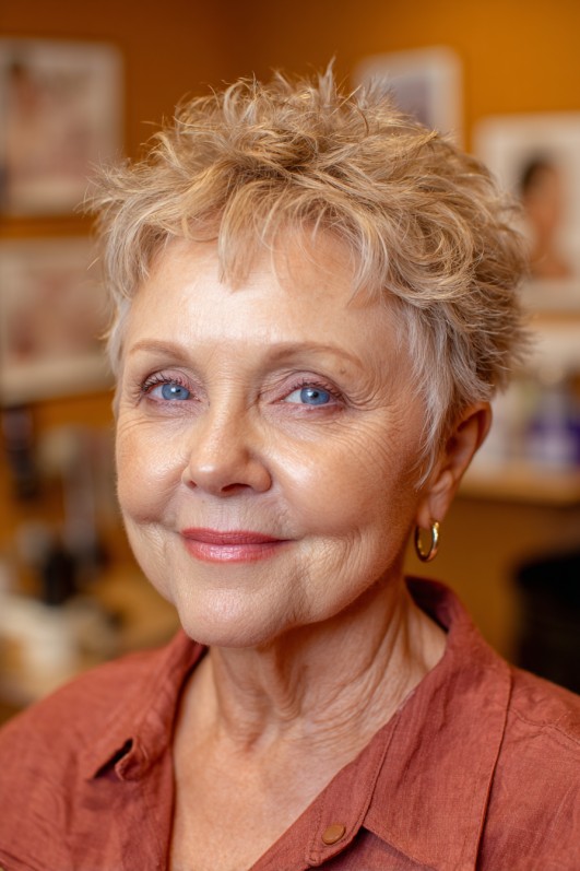 Textured Short Pixie with Lively Volume