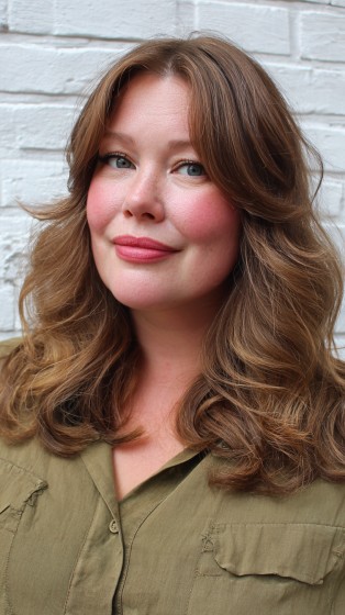 Voluminous Layered Waves with Soft Face-Framing Layers