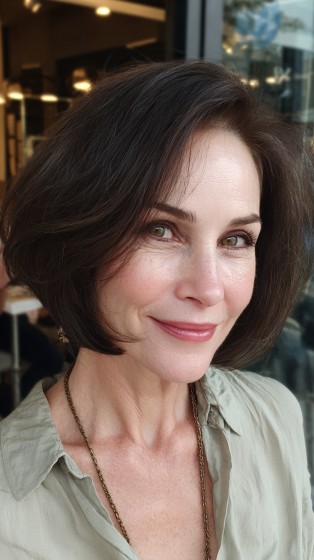 Chic Side-Parted Bob with Soft Volume