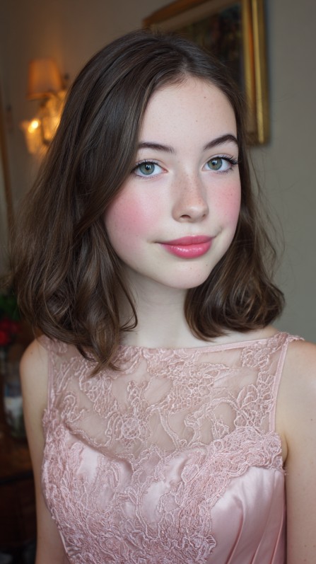 Soft Textured Lob with Light Waves