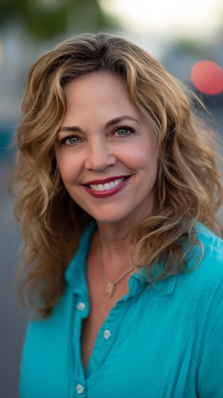 Soft Textured Waves with Light Brown Highlights