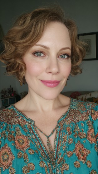 Charming Vintage-Inspired Soft Curls with Defined Volume