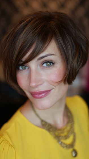 Chic Textured Bob with Soft Layers