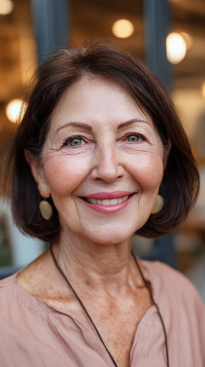 Chic Textured Bob with Subtle Layers