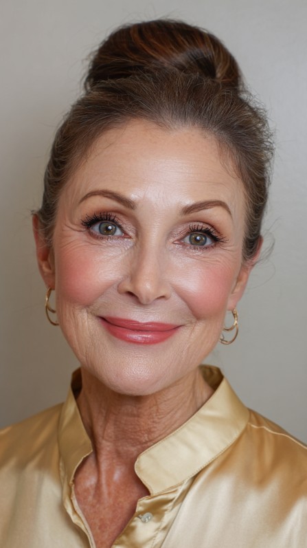 Classic Elegance with a High Bun