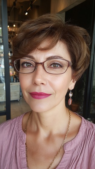 Classic Textured Short Cut with Soft Waves