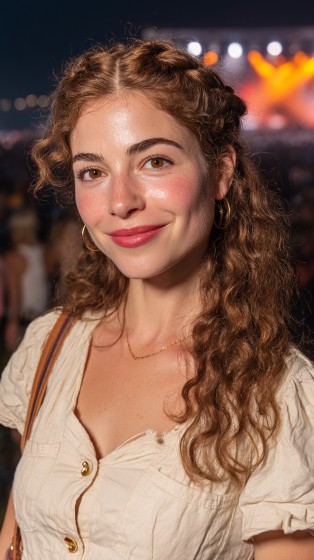 Chic Half-Up Twisted Curls with Defined Texture