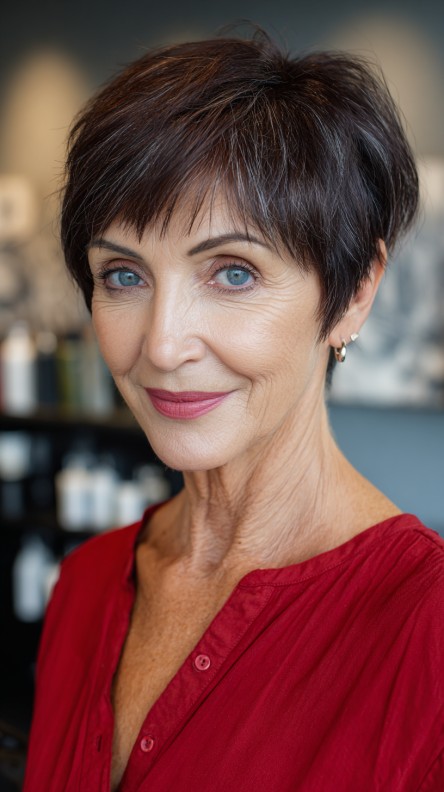 Chic Textured Mini Pixie Cut with Subtle Layers