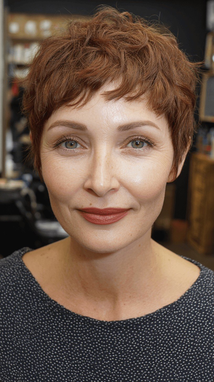 Chic Textured Pixie Cut with Soft Volume