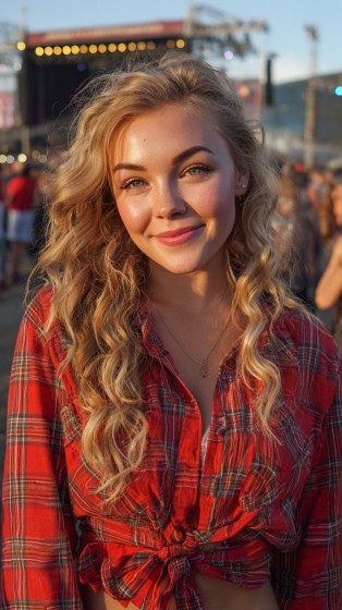 Effortlessly Glamorous Beachy Curls with Soft Volume