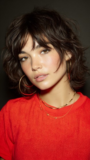 Effortlessly Textured Short Shag with Soft Layers