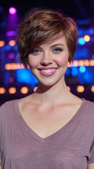 Playful Textured Pixie Cut with Soft Layers