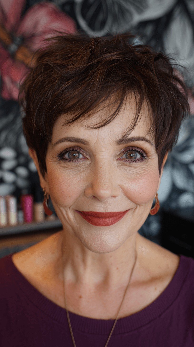 Textured Pixie Cut with Gentle Layers and Soft Volume