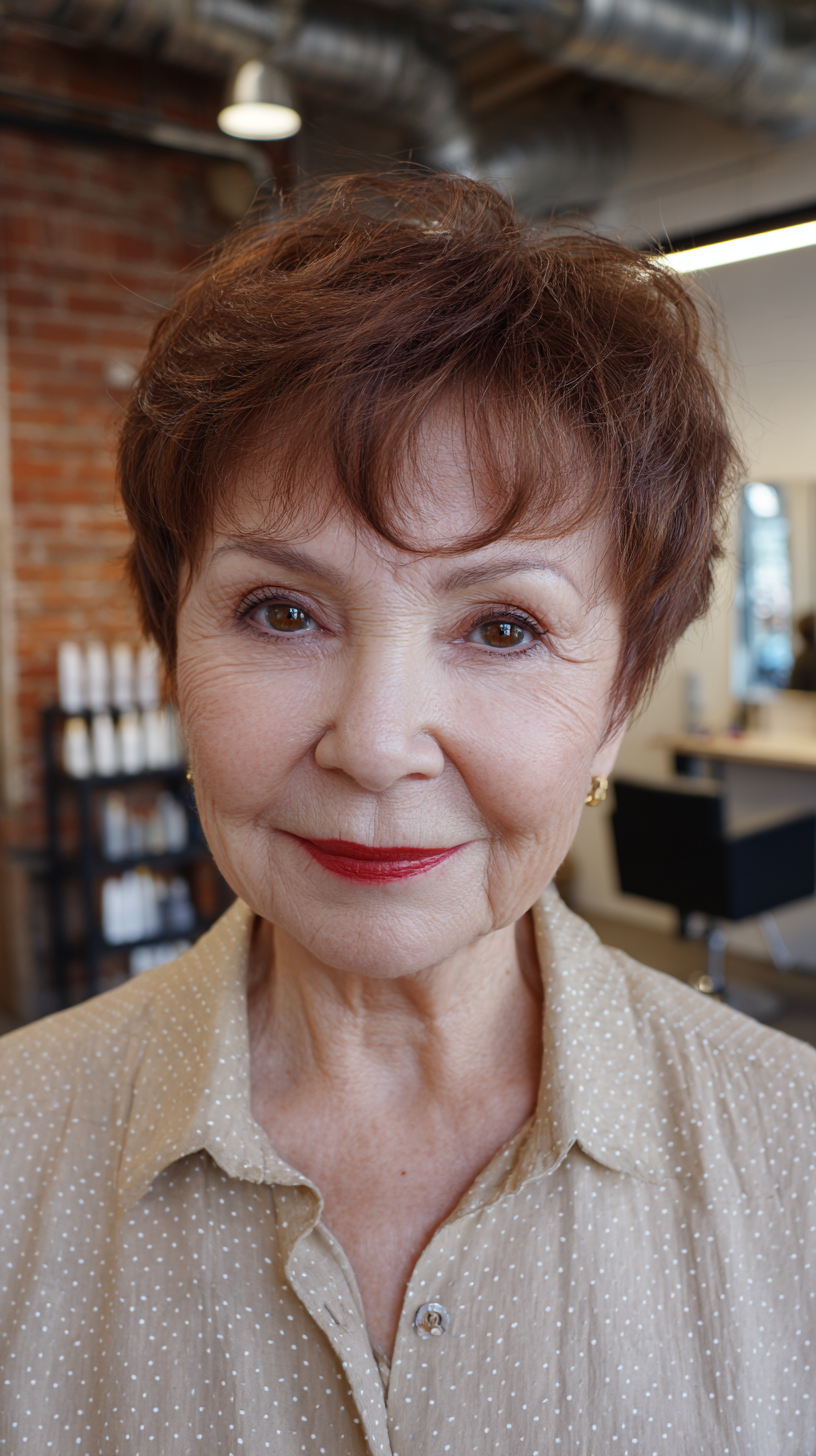 Chic Textured Pixie with Soft Volume