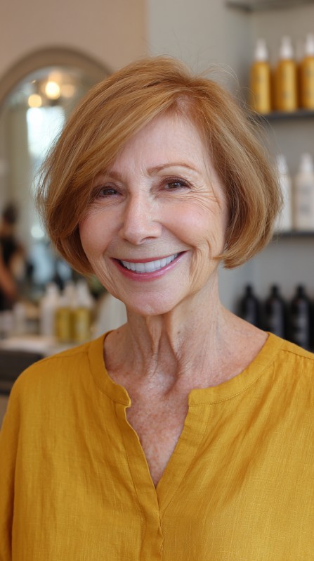 Charming Short Bob with Subtle Layers