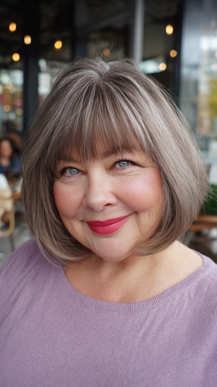 Charming Soft Bob with Face-Framing Bangs