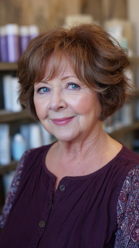 Charming Textured Short Crop with Soft Layers