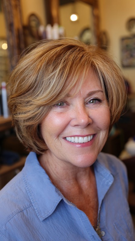 Chic Layered Bob with Soft Volume