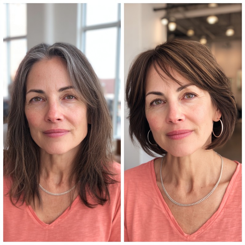 Chic Textured Lob with Soft Layers
