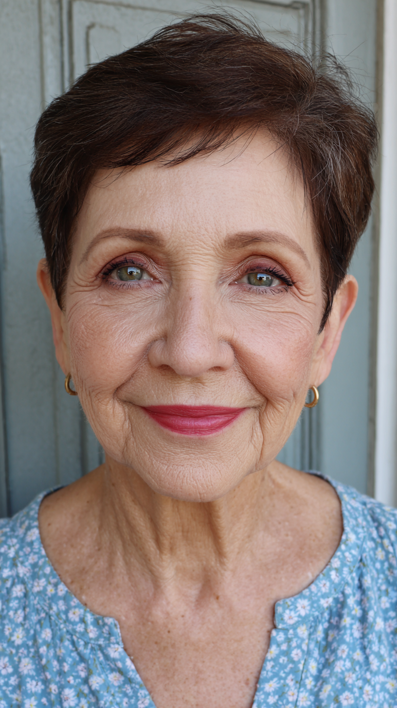 Classic Textured Pixie with Subtle Volume