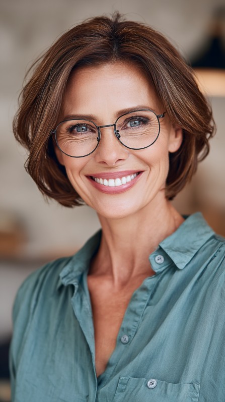 Smart Casual Textured Bob with Soft Layers