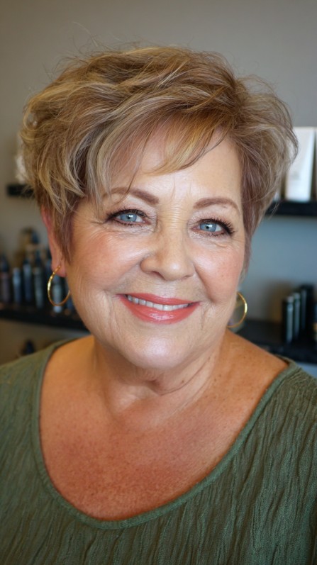 Stylish Textured Pixie Cut with Soft Volume