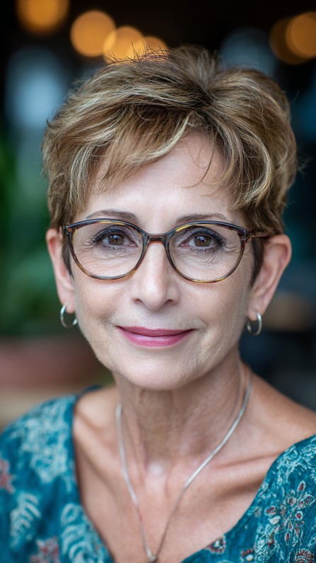 Stylish Textured Short Cut with Soft Waves