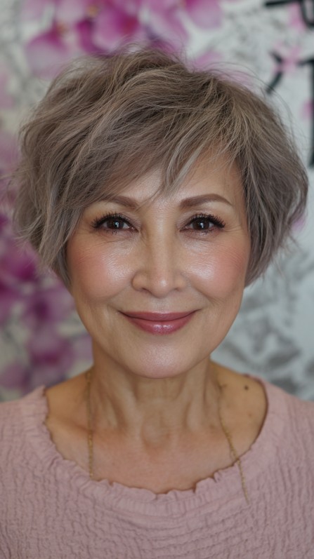 Textured Short Cut with Lively Layers