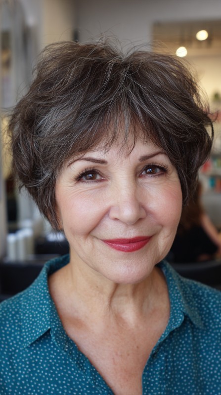 Chic Textured Pixie Cut with Soft Volume
