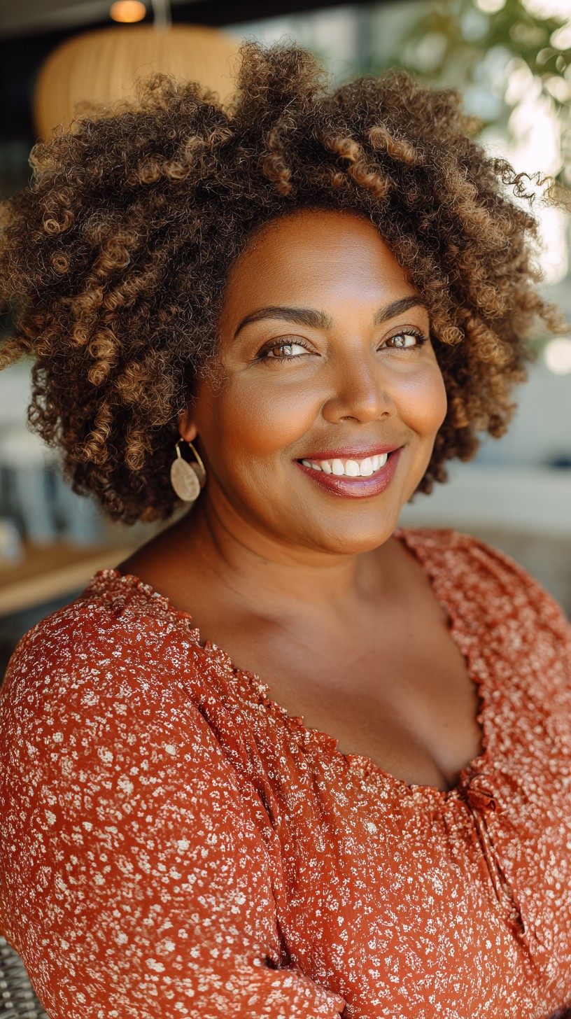 Charming Curly Crop with Defined Curls