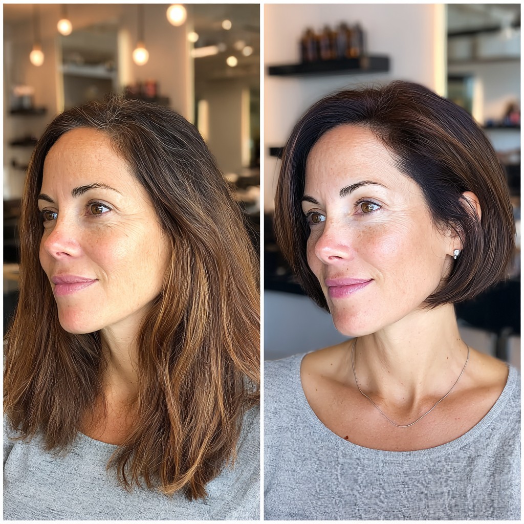 Chic Textured Bob with Soft Layers
