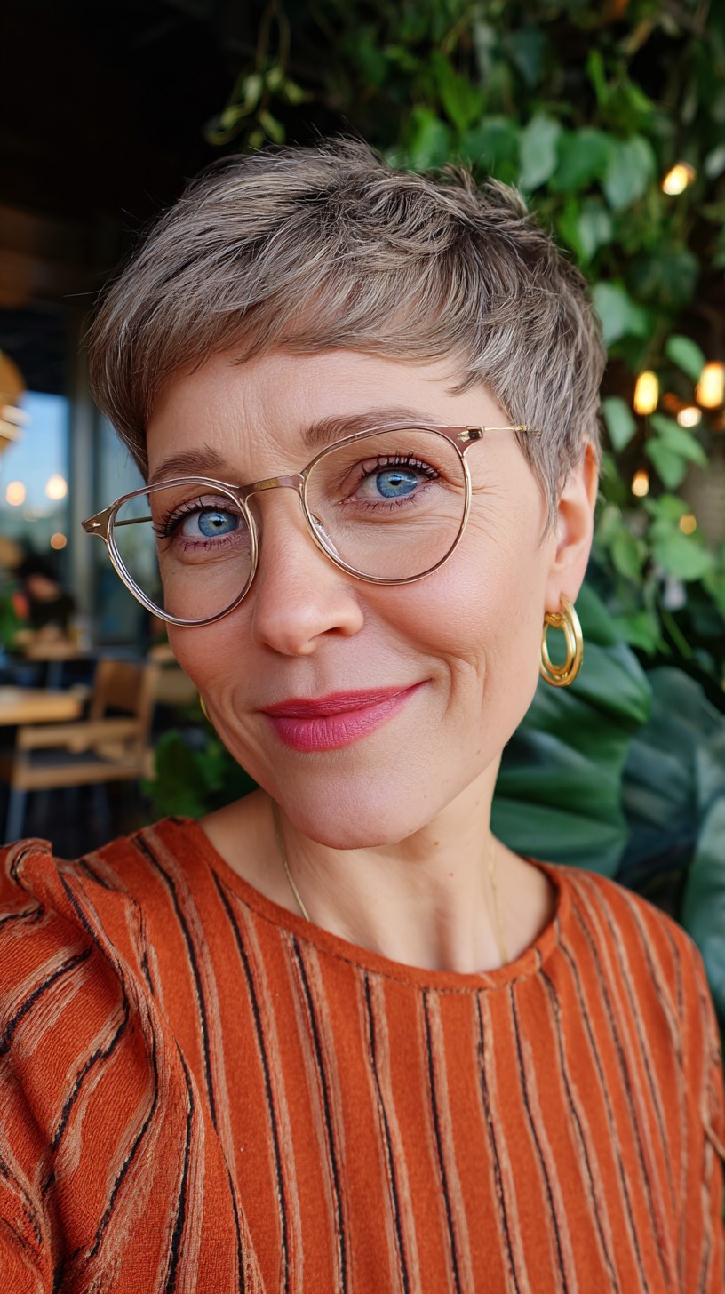 Chic Textured Pixie with Soft Layers