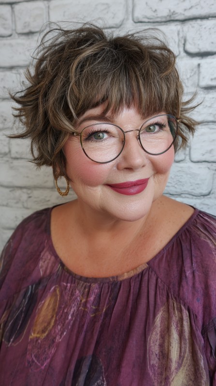 Textured Pixie Bob with Playful Layers