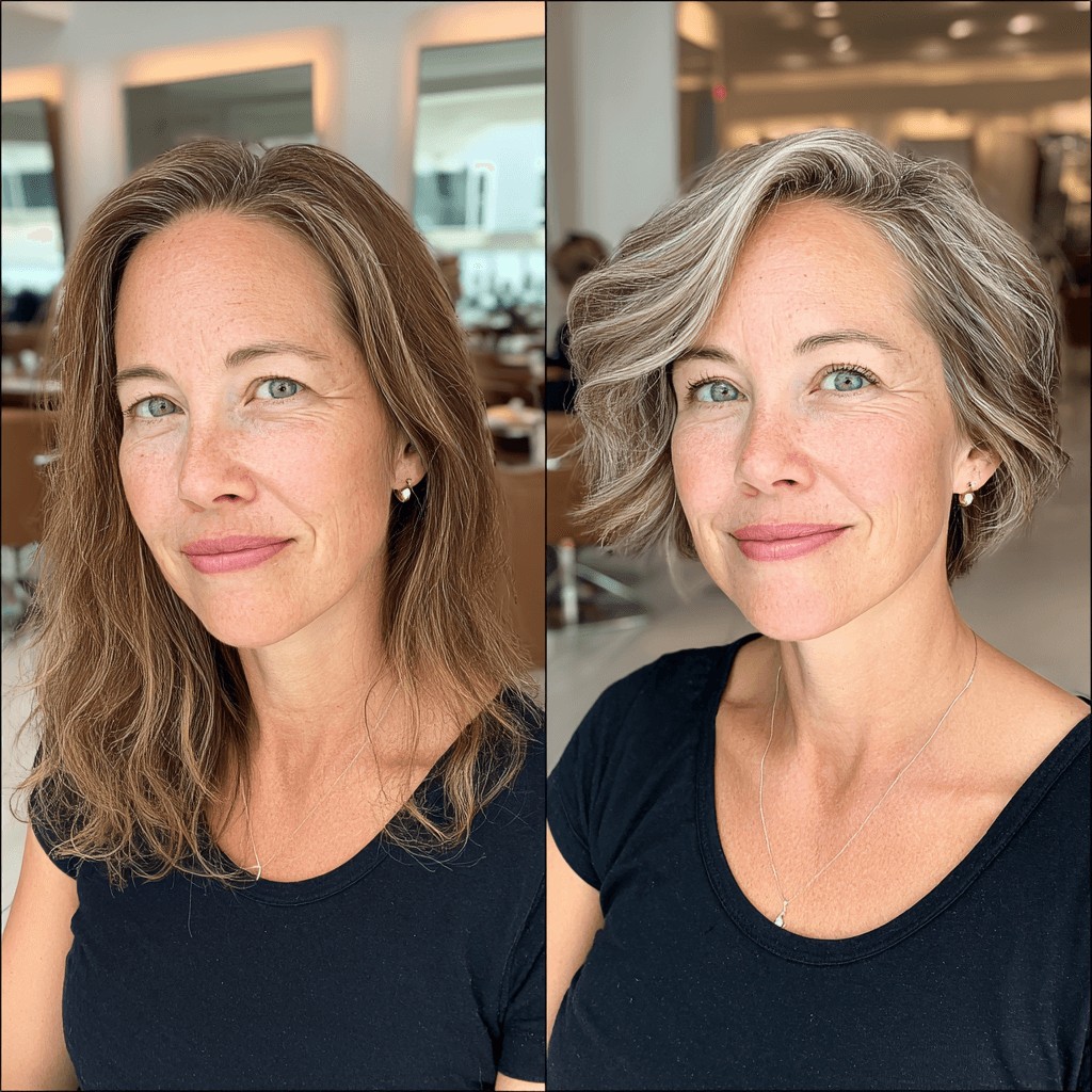 Modern Wavy Pixie with Soft Layers