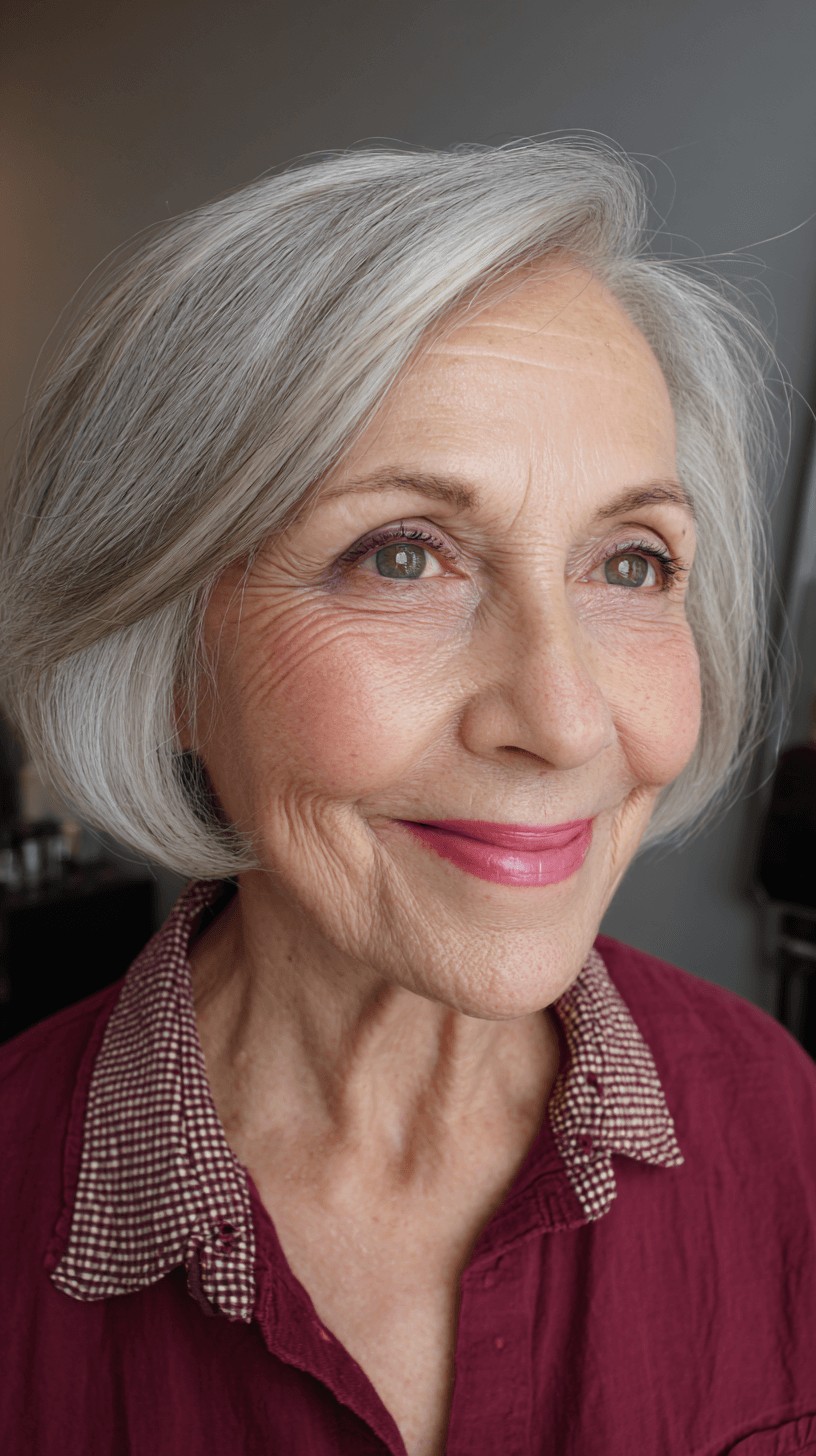 Charming Softly Textured Bob with Subtle Movement