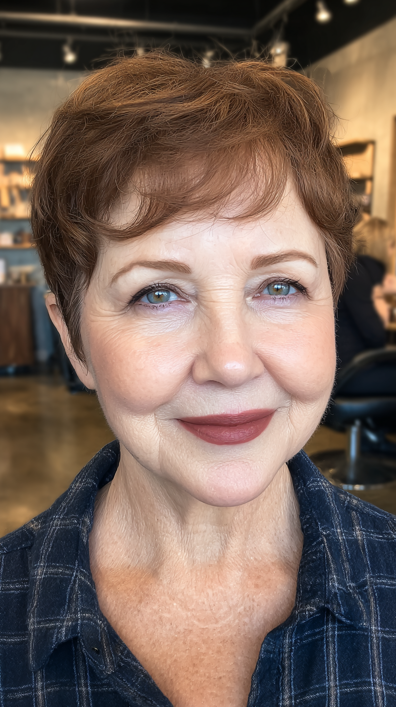 Chic Short Curly Cut with Soft Volume