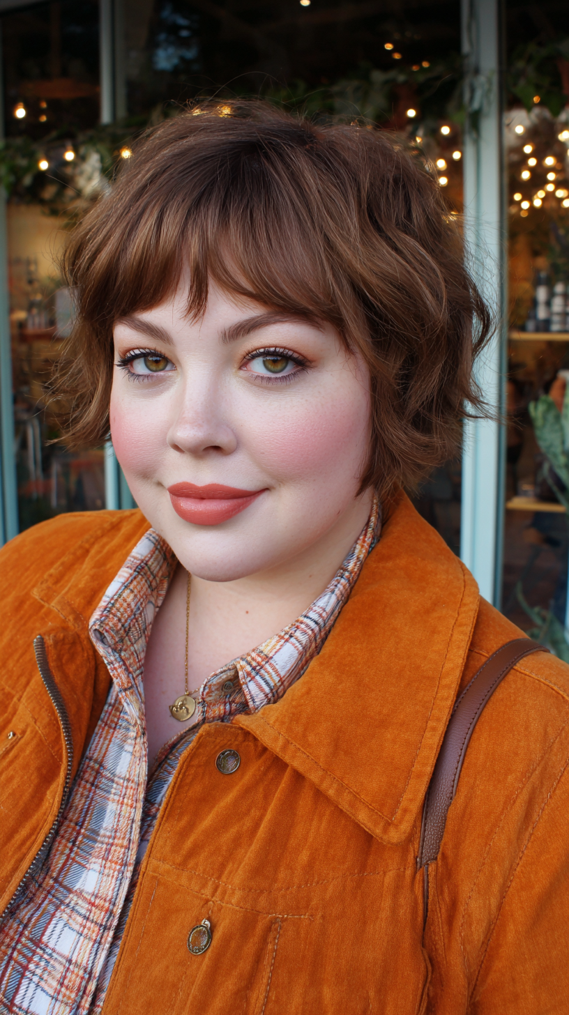 Chic Textured Pixie with Fluffy Bangs