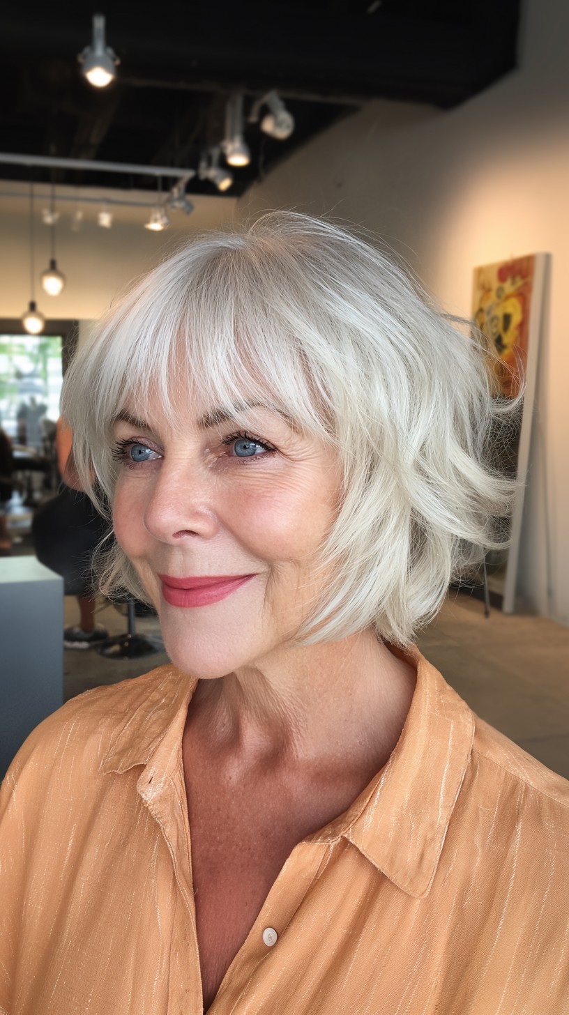 Chic Wispy Bob with Soft Layers