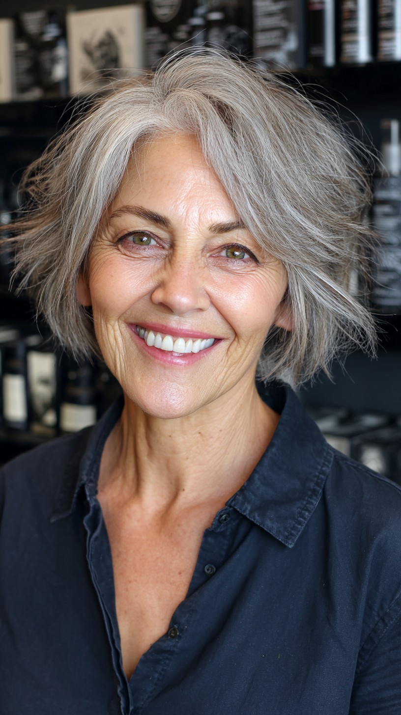 Choppy Bixie Shag with Soft Textured Layers