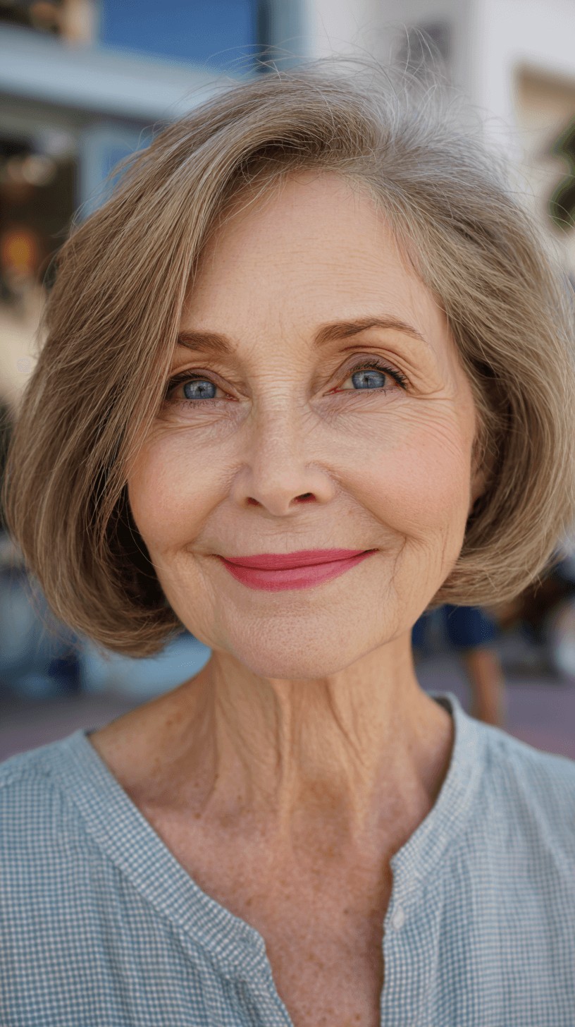 Graceful Textured Bob with Soft Layers