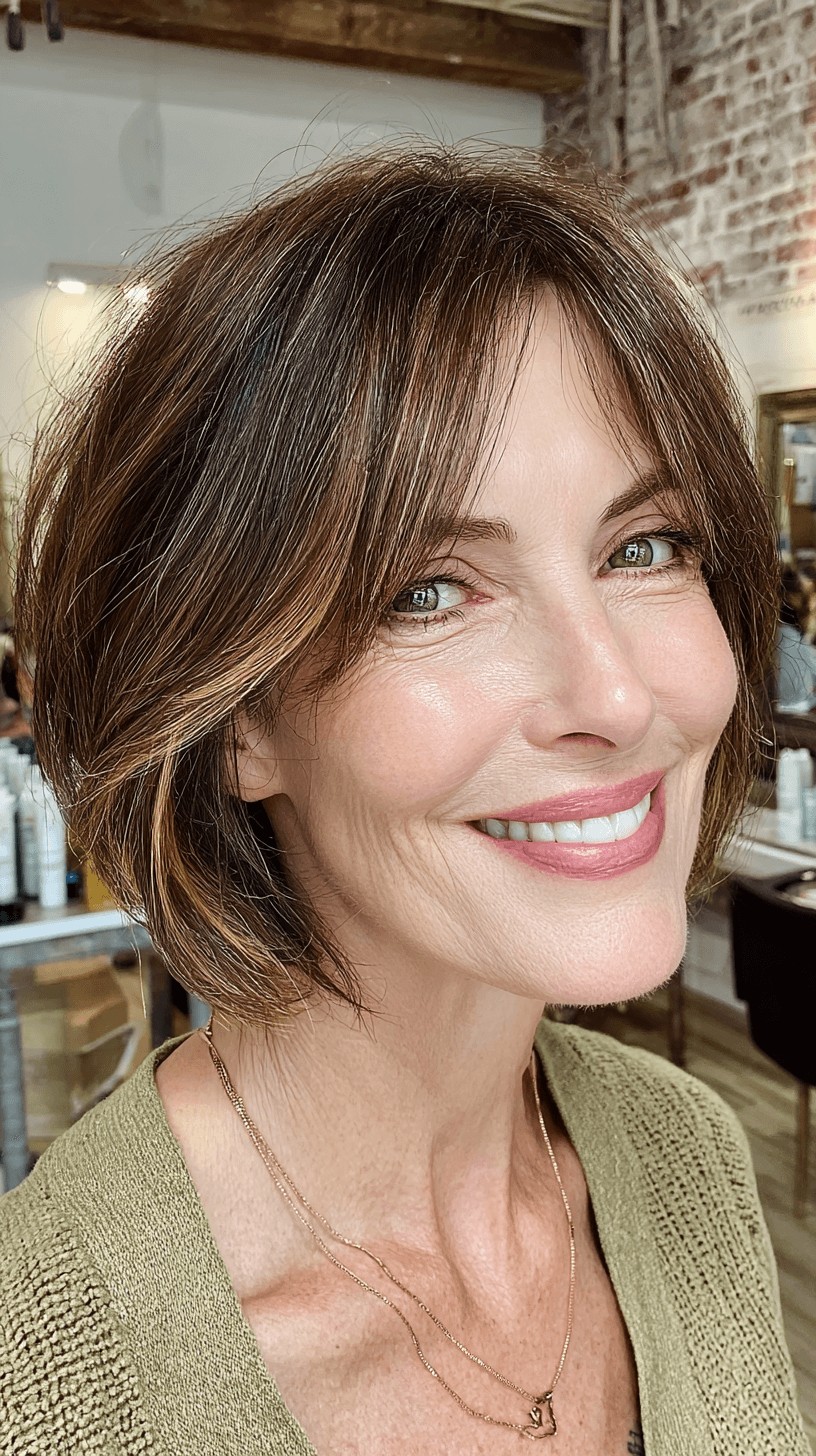 Modern Soft Bob with Subtle Face-Framing Layers