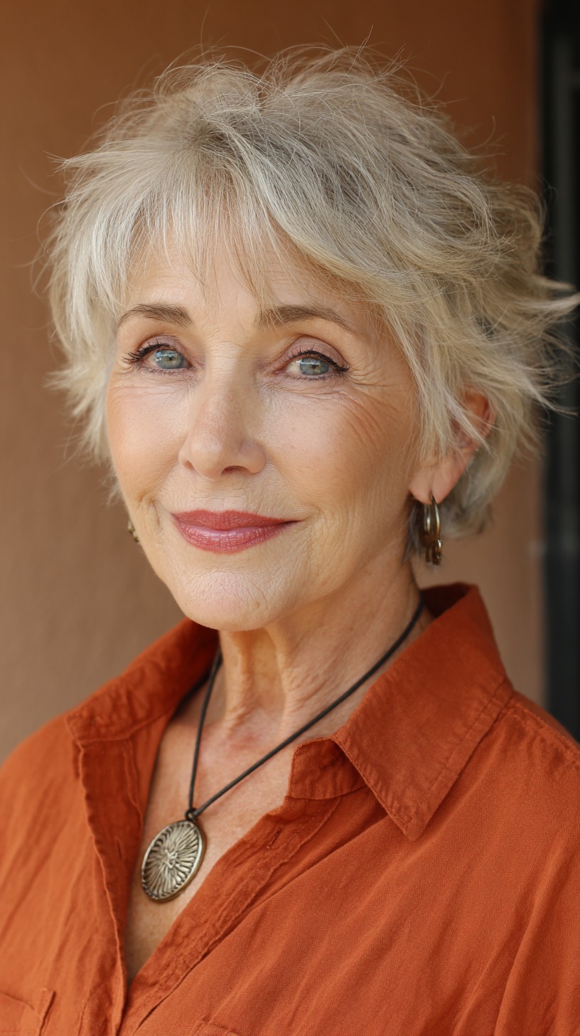 Modern Textured Bixie Shag with Soft Layers