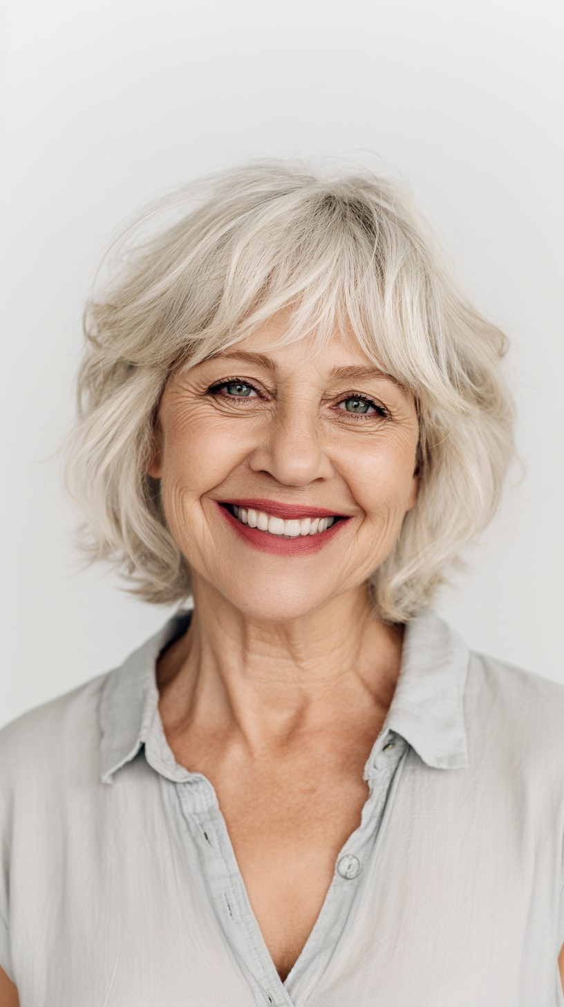 Soft Wispy Bob with Subtle Volume