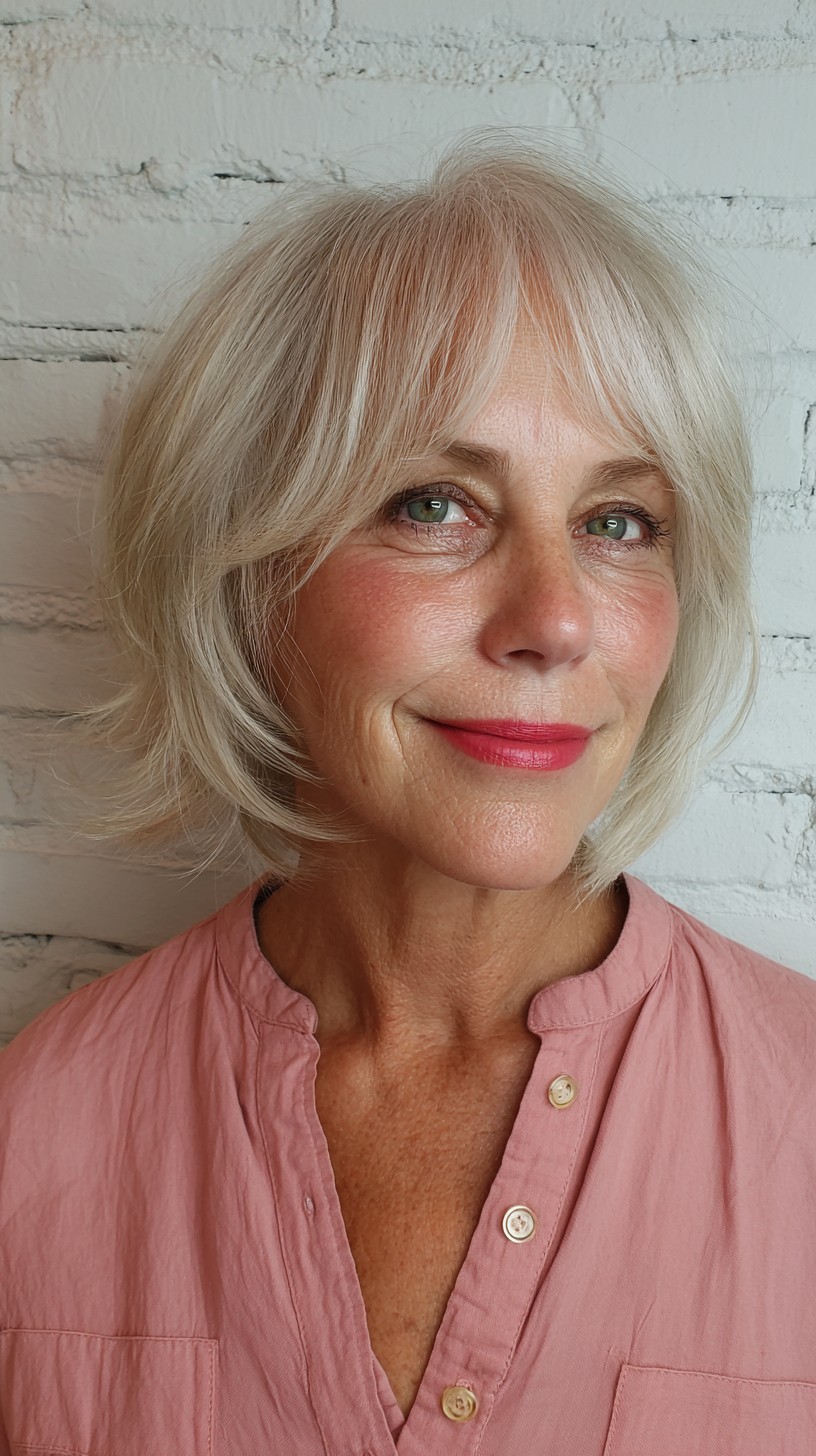 Softly Textured Bixie Shag with Subtle Layers